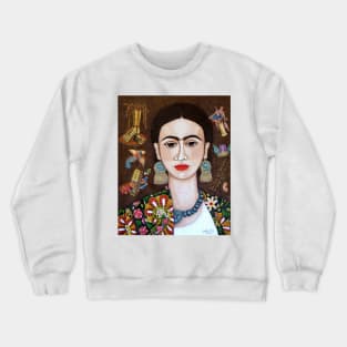 Frida thoughts Crewneck Sweatshirt